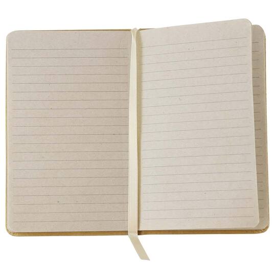 JAM Paper Small Hardcover Notebook with Elastic Band